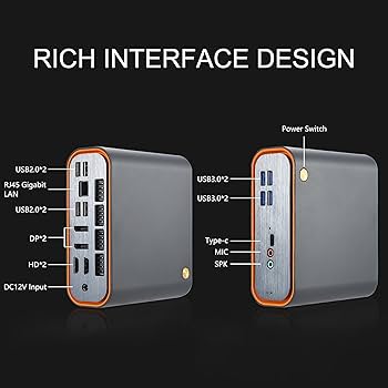 ミニPC Intel i5-1135G7 16GB-512GB Mini PC Core i5-1135G7 Mini Desktop Computer, 16GB DDR4 RAM